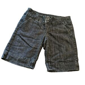 ARDEN B Y2K Size 8 Shorts Gray Bermuda Casual Business Travel Workwear Career